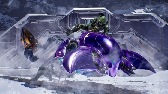 halo campaign evolved screenshot chief kicks a grunt from a ghost
