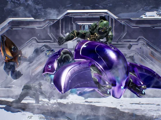 halo campaign evolved screenshot chief kicks a grunt from a ghost